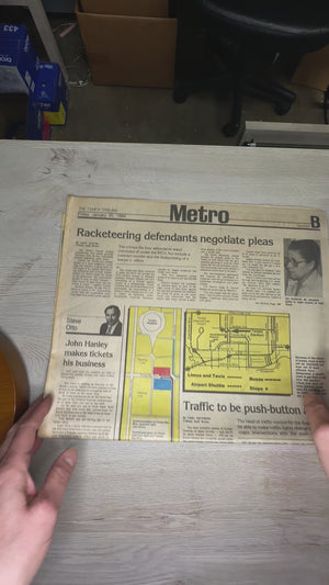 Newspaper sections - 10 pages