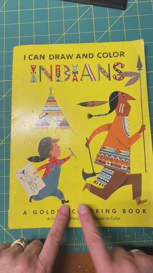 I Can Draw and Color Indians - A Golden Coloring Book