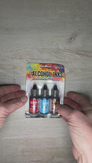 Ranger Tim Holtz Alcohol Inks – 3 Pack - USED