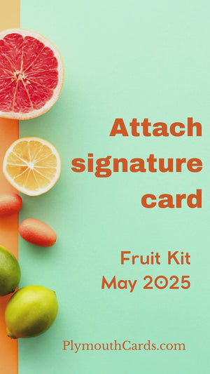 Fruit Mini Journal card kit -       May 14th ONLY