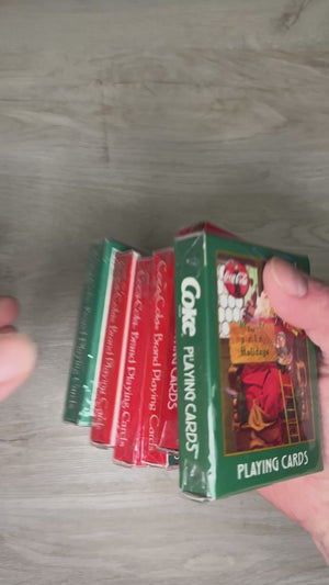 Santa Coca-Cola playing cards