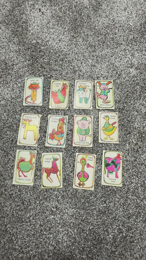 Mini Animail cards - set of 12