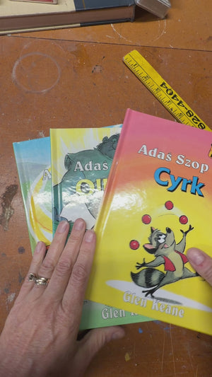 Polish children's books - Racoon Adam