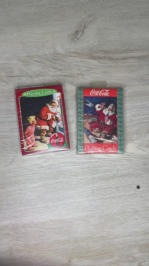 Santa Coca-Cola playing cards