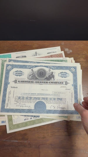 Stock Certificates