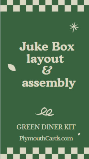 Green Diner Mini Journal card kit - April 14th ONLY