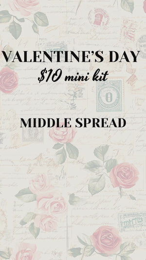 Valentine's Day Mini Journal card kit - December 14th ONLY