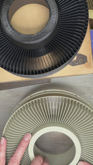 Vintage Slide Carousel Trays – Creative Craft Organizer