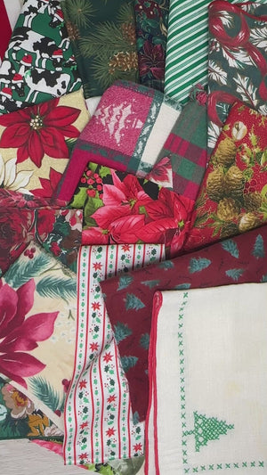 Christmas Fabric grab bag