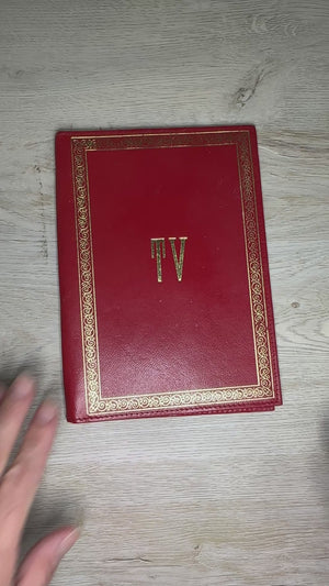 TV Guide Faux Leather Holder