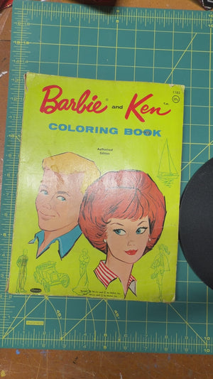 Barbie and Ken coloring book