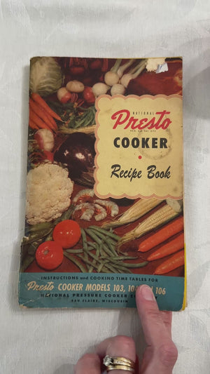 Presto cooker recipe book