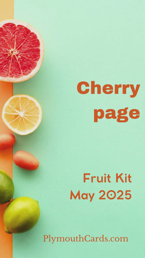 Fruit Mini Journal card kit -       May 14th ONLY