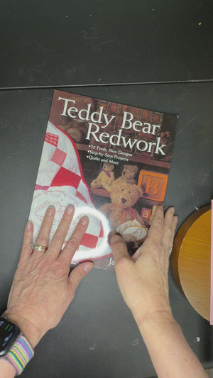 Teddy Bear Redwork