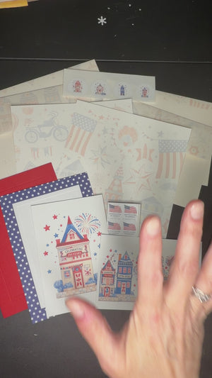 Americana 250th stationery kit
