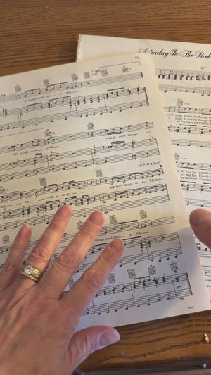 1970s sheet music - 12 pack