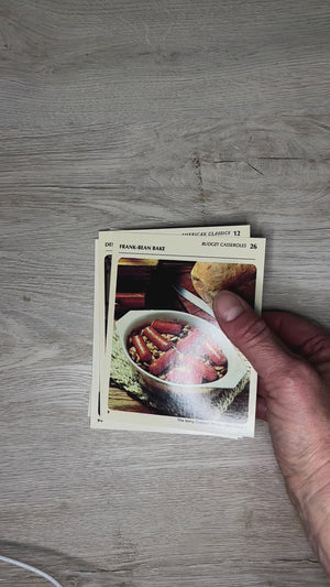Vintage Betty Crocker Recipe Cards - 10 packs