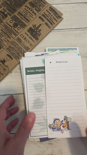 Assorted Notepad paper bundles - Christmas/Winter