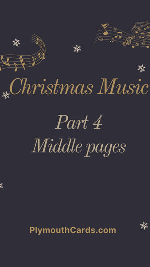 Christmas Music Mini Journal card kit - November 14th ONLY