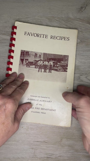 Favorite Recipes by Firebelle Auxiliary Stamford TX