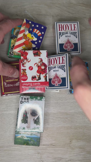 Mini playing card decks