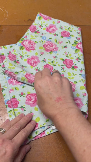 Roses flour sack towel