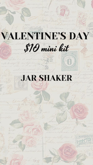 Valentine's Day Mini Journal card kit - December 14th ONLY