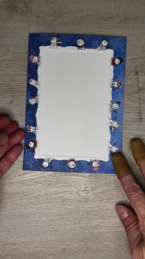 Snowmen Fun - pre-printed message
