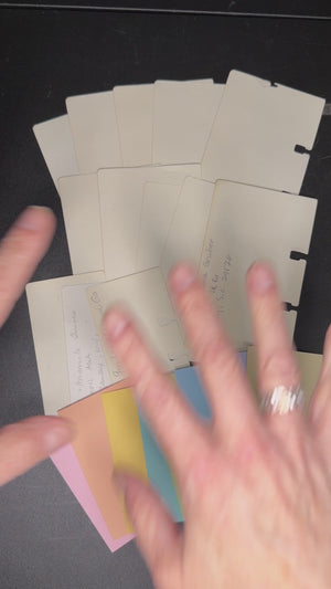 Rolodex Cards & Mini Cardstock Bundle