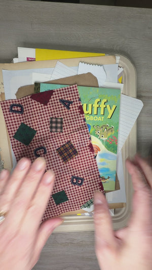 Children's Books junk journal scrapbook box - February 2026