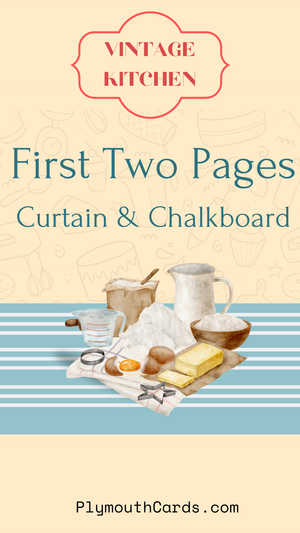 Vintage Kitchen Mini Journal card kit - October 14th ONLY