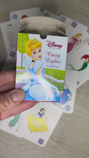 Disney Princess Crazy Eights cards