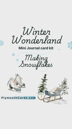 Winter Wonderland Mini Journal card kit - January 14th ONLY