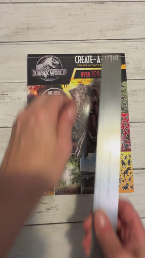 Jurassic World Create-a-Scene sticker activity pad