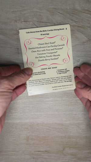 Fancy Recipe Cards - 10 pack