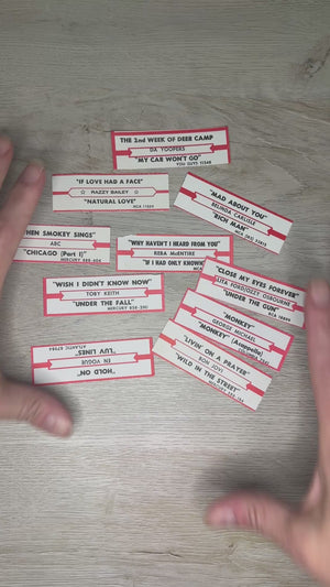 Jukebox labels - 10 pack