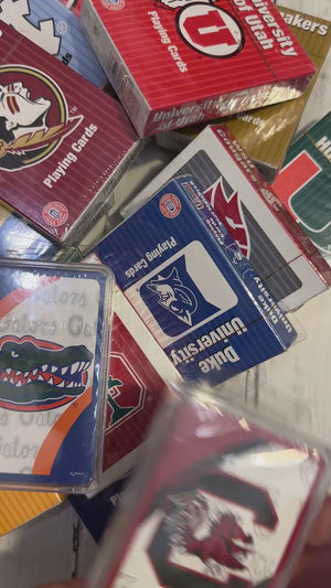 College playing cards