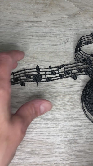 Sheet music ribbon - by the yard