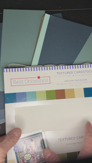 Textured Cardstock bundle - 8x8
