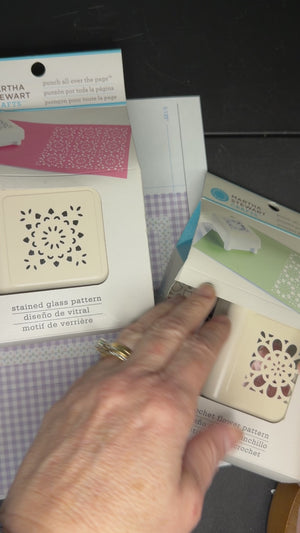 Martha Stewart Crafts all over paper punches - USED