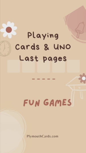 Fun Games Mini Journal card kit - September 14th ONLY