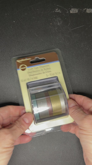 Washi Tape with dispenser - 5 rolls