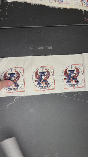 Auburn War Eagle patch - LTP