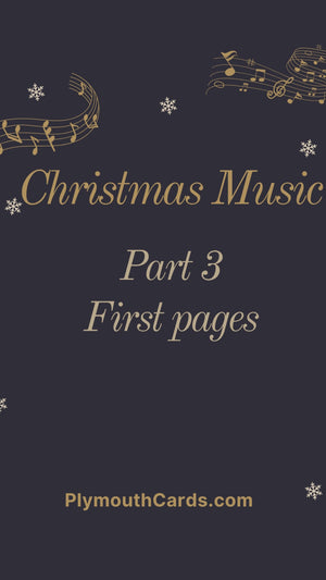 Christmas Music Mini Journal card kit - November 14th ONLY