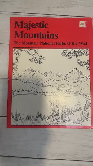 Majestic Mountains coloring book