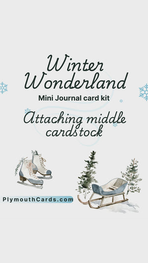 Winter Wonderland Mini Journal card kit - January 14th ONLY