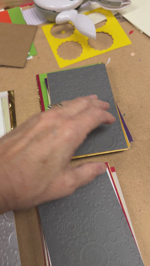 Embossed Cardstock Paper Packs - 24/pack