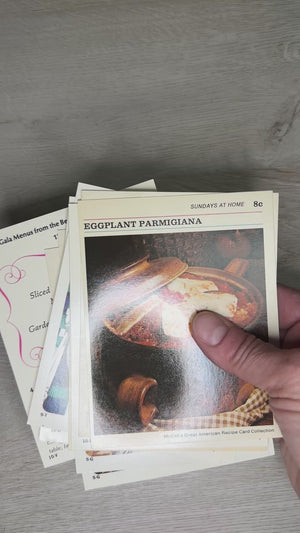 Vintage Recipe Cards - 10 packs