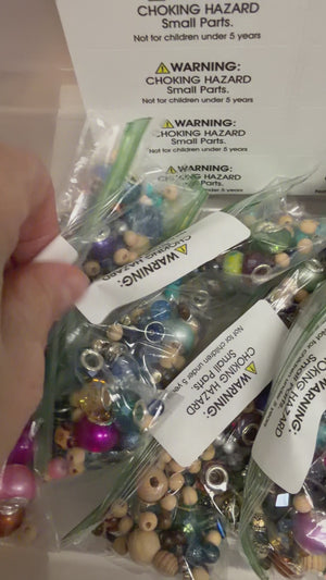 Assorted bead bundles - 4 oz