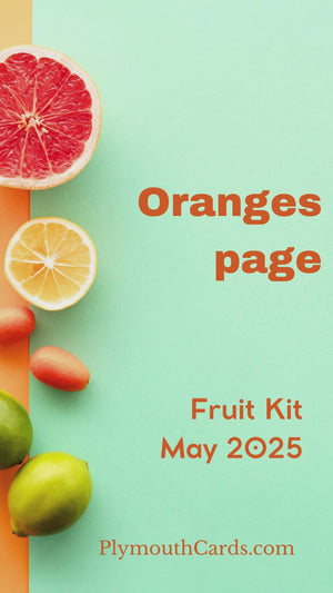 Fruit Mini Journal card kit -       May 14th ONLY